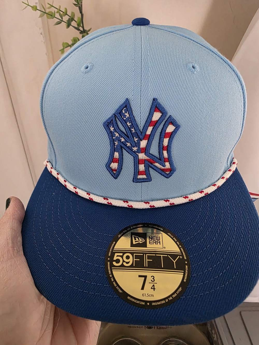 New Era BASEBALL Light Blue & Navy New York Yankees Cap